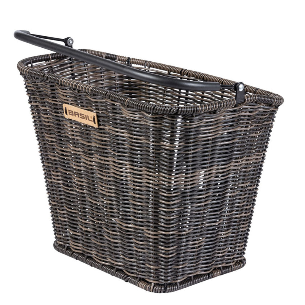 Mand Basil Bremen BE/KF - Rattan Look Voorop Afneembaar - Nature Brown Mand Basil Bremen BE/KF - Rattan Look Voorop Afneembaar - Nature Brown